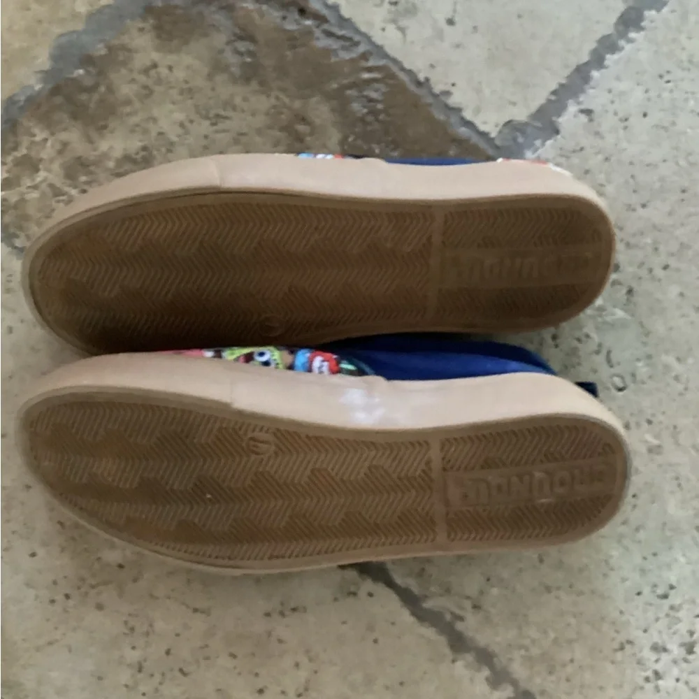 SpongeBob SquarePants Men's Denim Slip On  Krusty Krab Nickelodeon Size 7 BT1